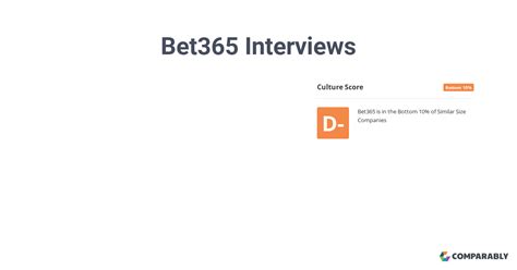 bet365 interview